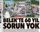 Belek'te 60 Yıl Sorun Yok