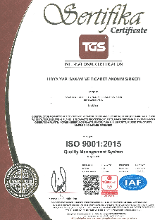 Lidya Construction - ISO 9001 Certificate