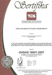 Lidya Yapı - OHSAS 18001 Sertifikası
